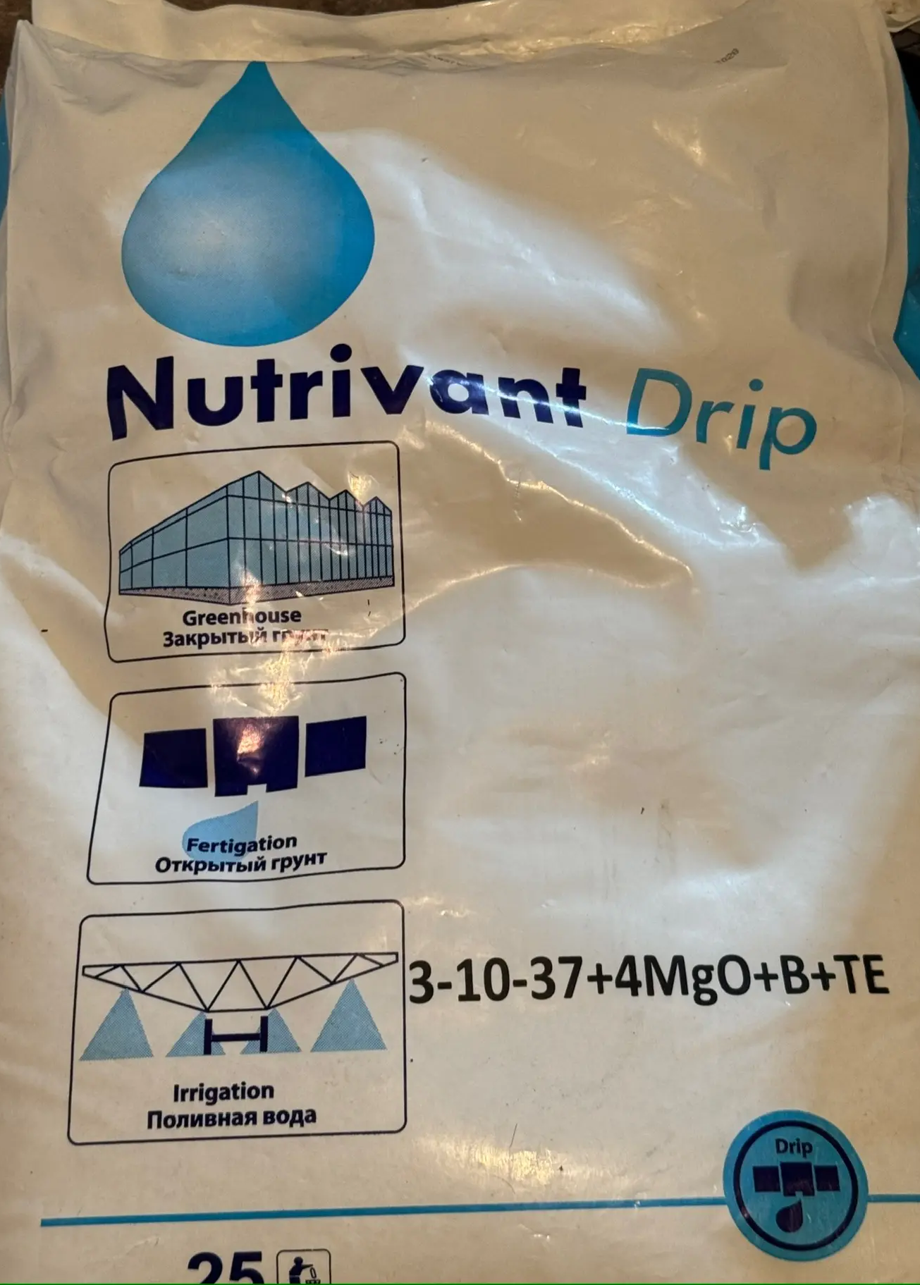 Товар НУТРИВАНТ Дрип NPK 3-10-37+4MgO+B+TE Nutrivant
